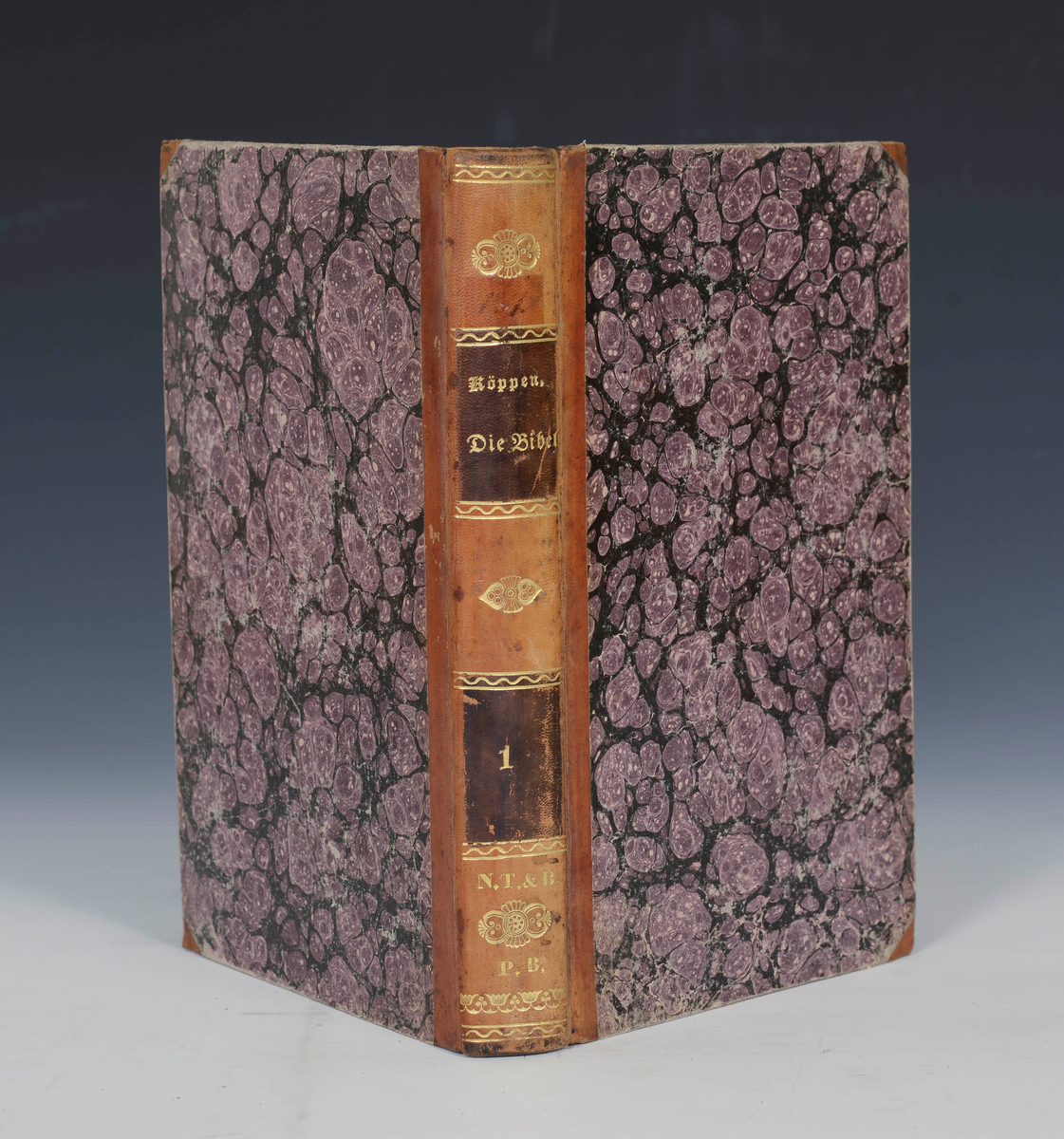 Køppen, Daniel Joachim. Die Bibel ein Werk der Göttlichen Weisheit. Dritte Aufl. I-II
Leipzig 1837

Første bind.