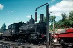 Damplokomotiv type 18c 242 i Lodalen i Oslo