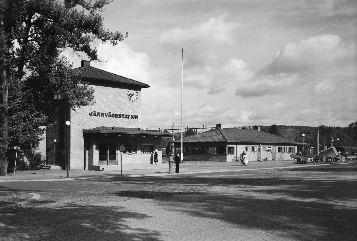 Järnvägsstation Ludvika.