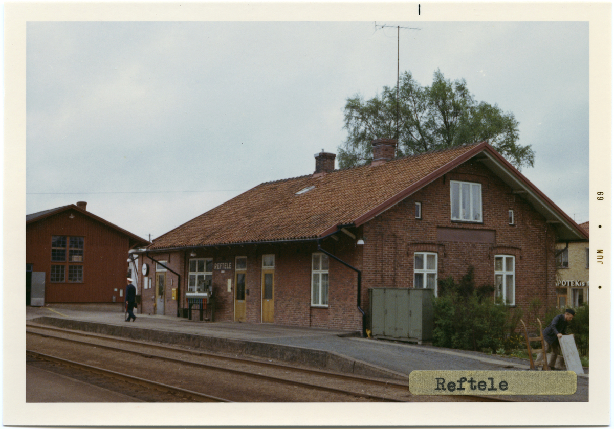 Reftele station, byggd år 1885