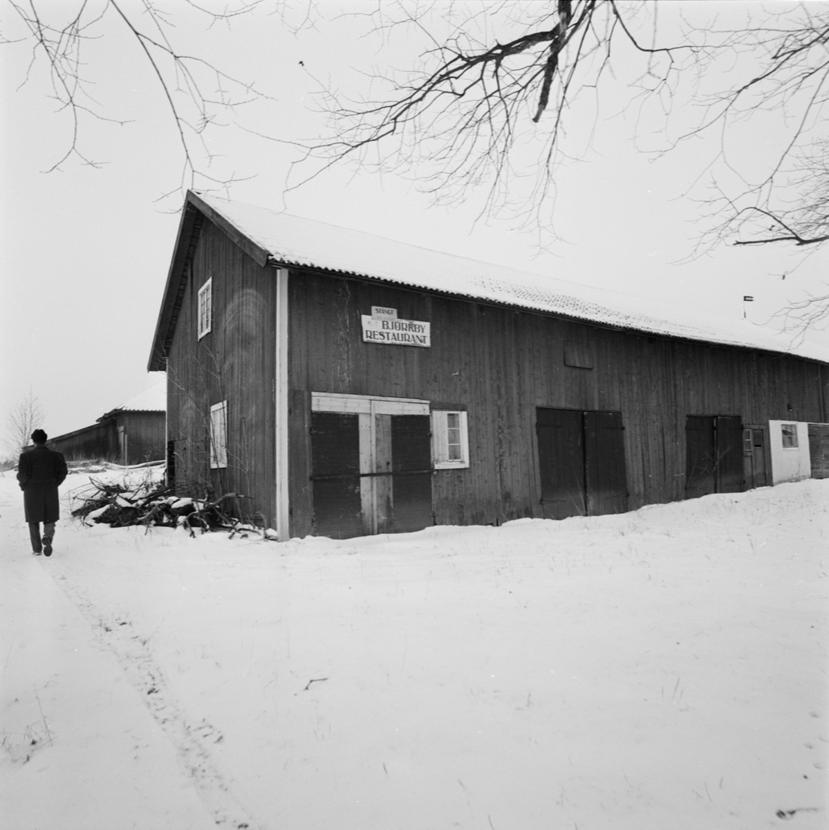 Ulva gård och kvarn, Uppsala januari 1958