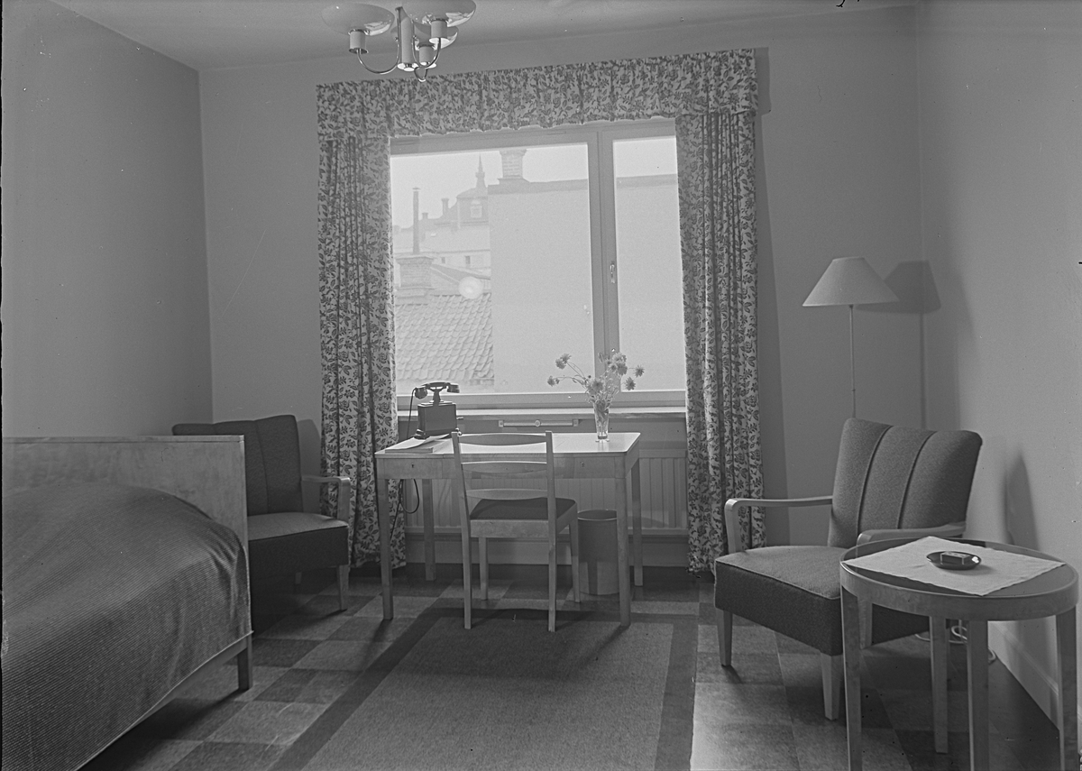 Enkelrum i Hotell Aros Källgatan, Västerås.