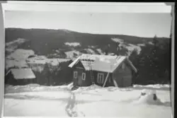 Hallingstugu.
Stugu i Øli-Berget.
Vart rivi i 1965.