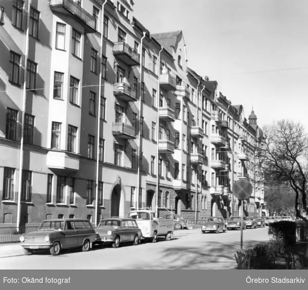 Manillagatan 18, 20, 22, 1970-tal - Örebro Stadsarkiv / DigitaltMuseum