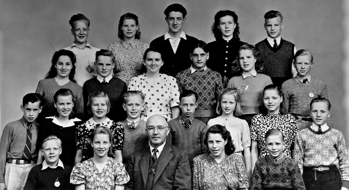 Skoletur til Trondhjem 1949