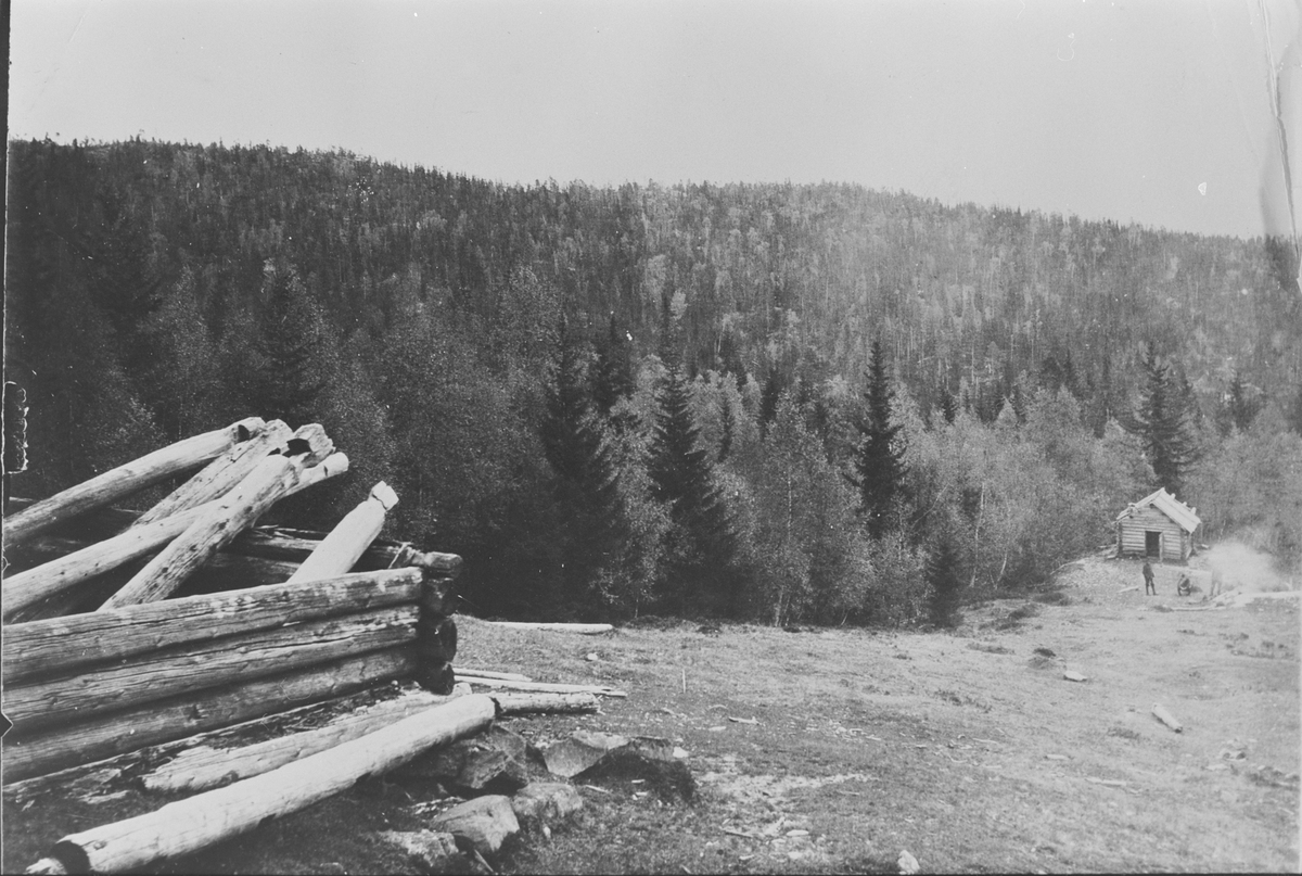 Sjursbråtasetra i Eikjemarka, ca. 1932.