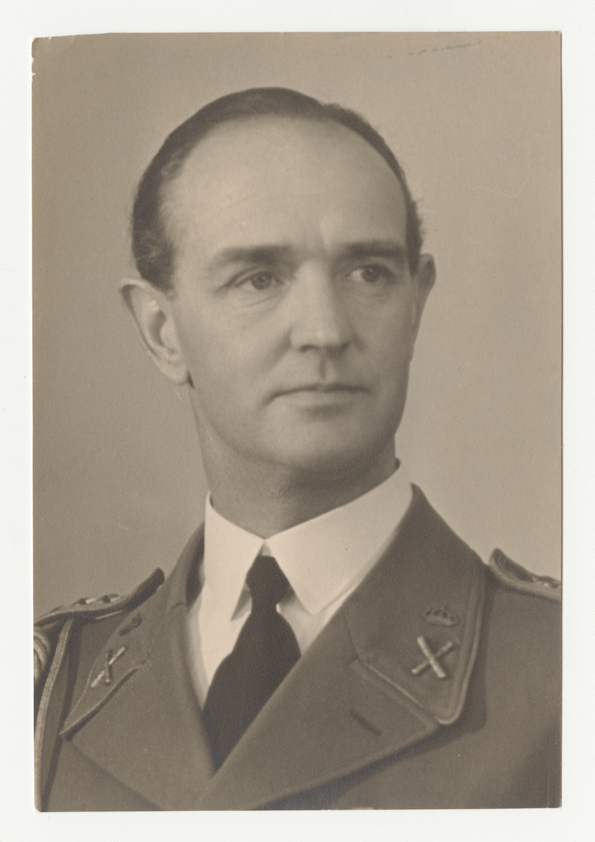 Porträtt av Ivan Thorson, överste vid Generalstabskåren.