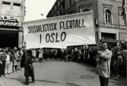 1. mai 1979, i Oslo. Parole: Sosialistisk flertall i Oslo
