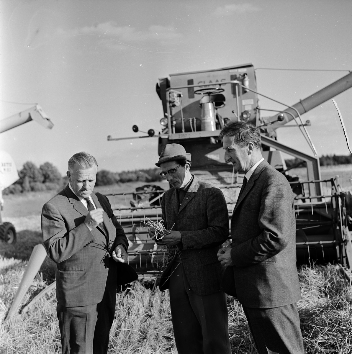 LO-ordförande på Sätuna gård, Uppland 1963