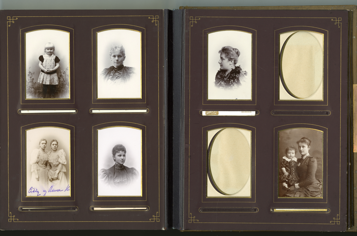 Kabinettkort foto av Honoria Gran (f. 1865), 1892

Påskrift:  Honoria Gran 92
