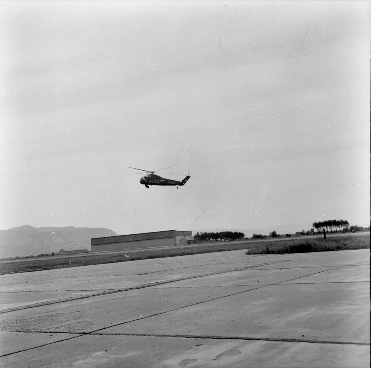 Helikopter fra U.S. Army på Værnes