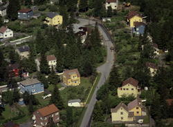 Villabebyggelse langs Skjoldveien. Korsvoll terrasse og Hans