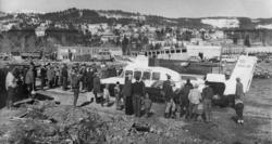 Luftputebåten på Moldegård.