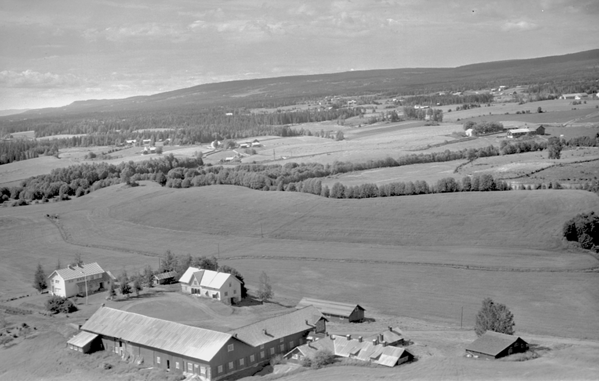 Flyfoto.  Røne gård i Løen.
G.nr. 45. Br. Nr.1.