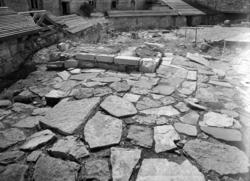 Arkeologiske undersøkelser i Hamar bispegård 1958. Bakerovn 