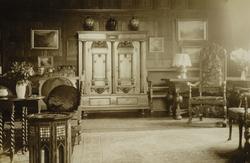 Interiørbilde fra Christian Thams' leilighet på 22 Place Ven