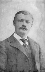 Mannsportrett. Jernbanens Sangkor