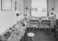 Verkstedet hos optiker Sverre Røvik