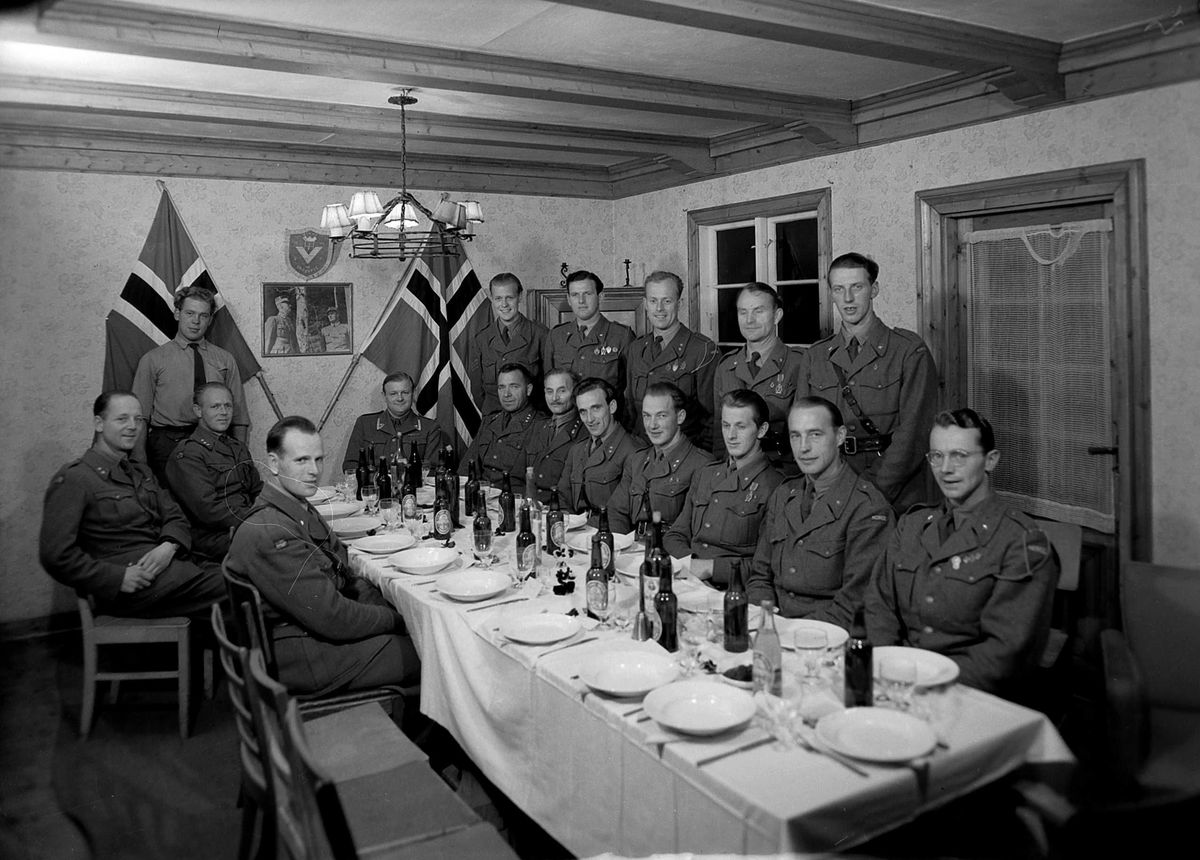 Avslutningsfest for 3. bataljon på Fredriksborg