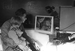 Artikulasjonstrening på døveskolen