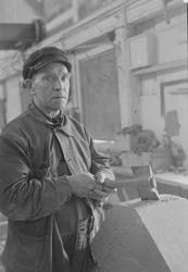 Steinhugger ved Nidarosdomen