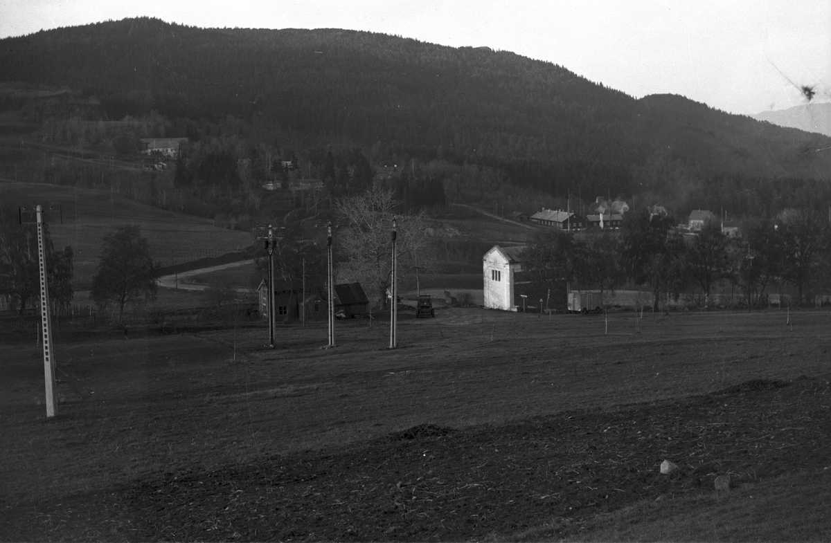 Utsikt fra området ved Trøndelag Folkemuseum mot Schøningsdal og Fagerlia