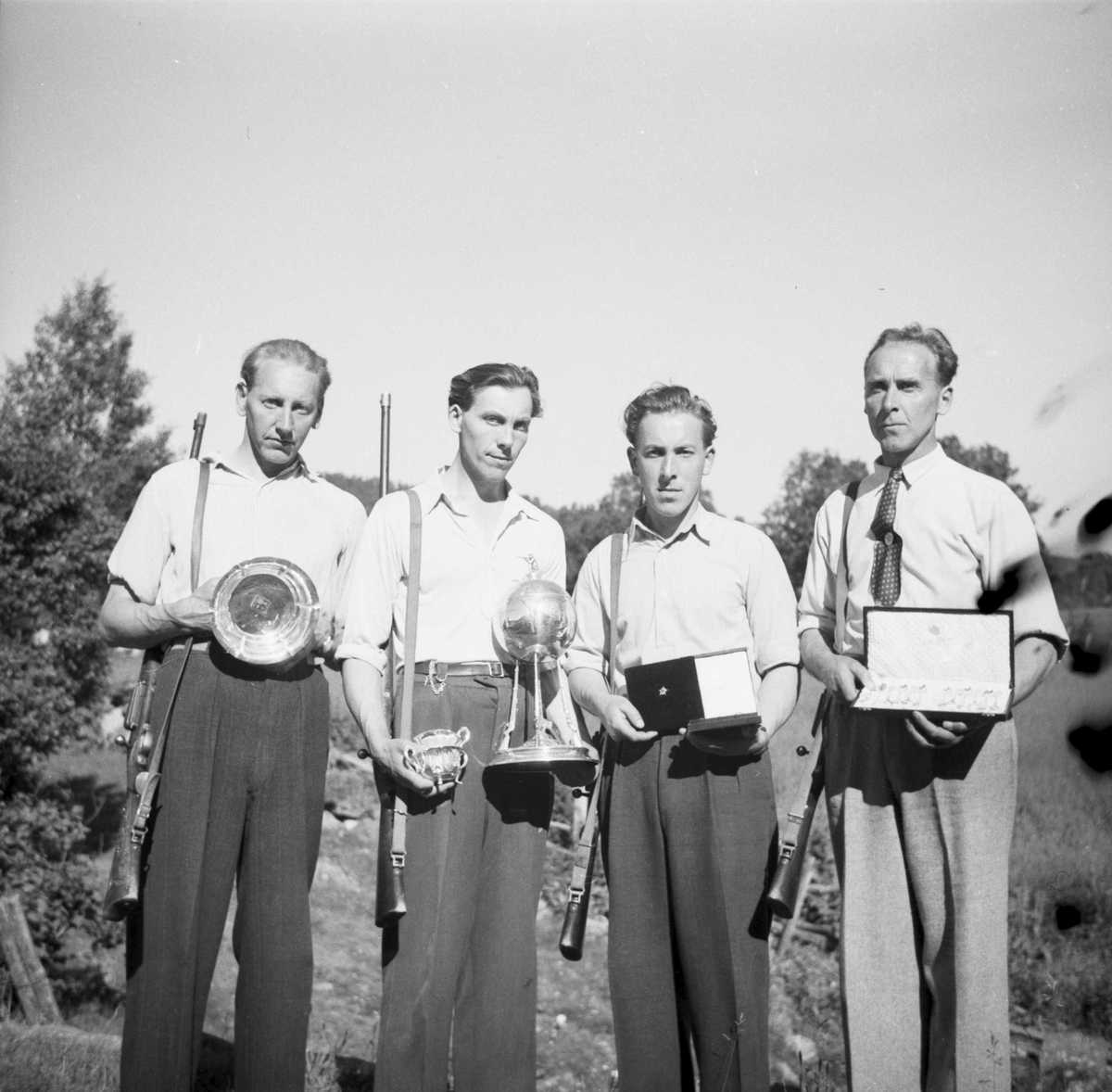 Brødrene Ola, Martin, Harald og Olav Anshushaug
