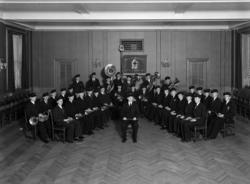 GR: HAMAR MUSIKKFORENING, FANE, HAMAR.