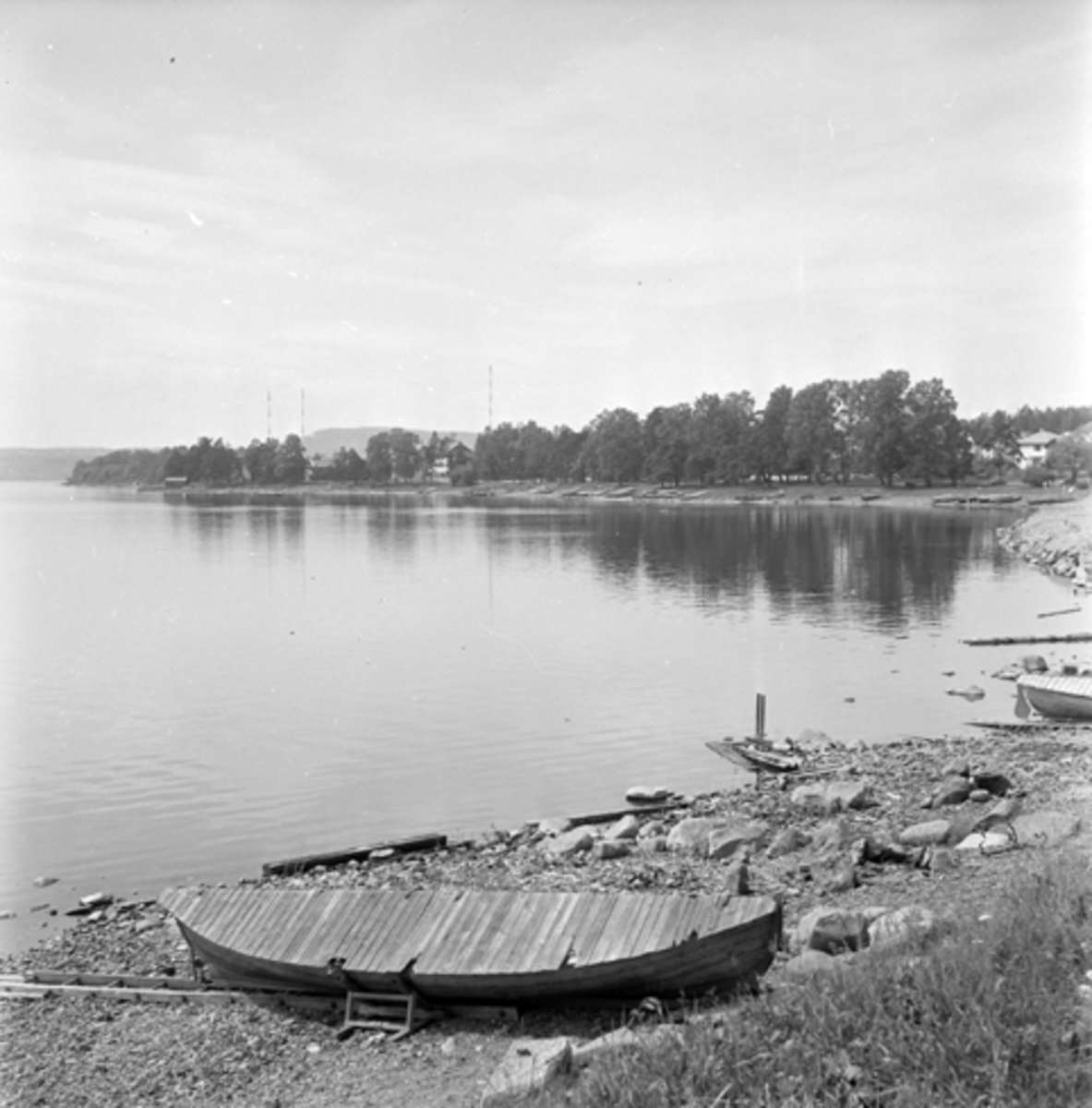 Hamar, Koigen, robåt, Storhamarstranda, Mjøsa.