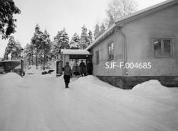 "Det nye vaktrom, badet og vaskeriet v/ Dr. elven 31/1 - 55"