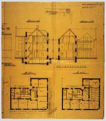 Hr. Siems tomt i Kongens gade [Arbeidstegning]