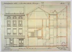 Forretningsgård [utkast] [Fasadeoppriss]