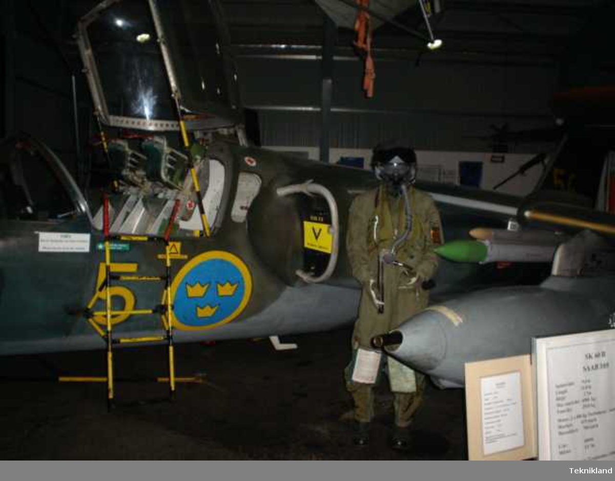 SAAB SK 60  nr 60056
Flygplanet är i originalskick med RM 9-motorer.
Flygplanet är deponerat från Flygvapenmuseum.