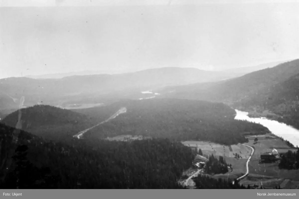 Utsikt fra Bergsundkollen sett sørover