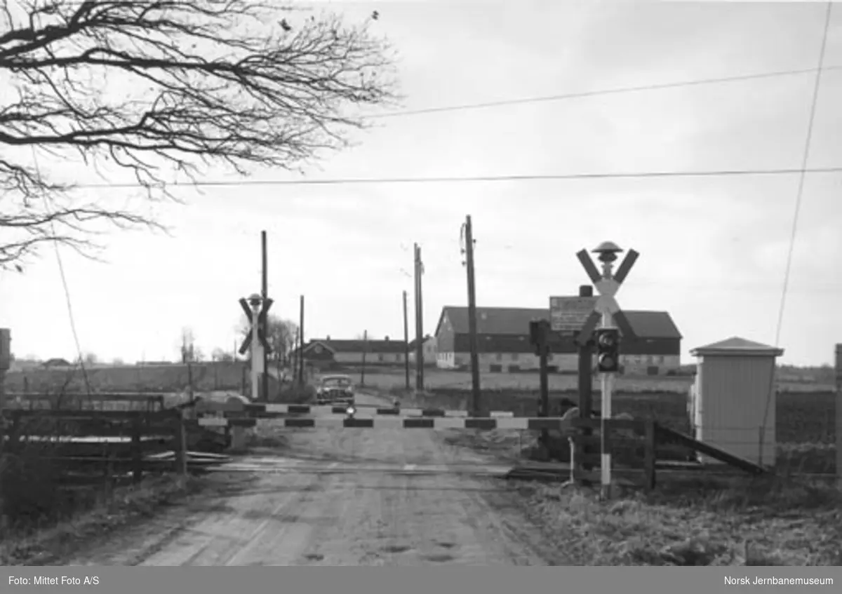 Bjølsund planovergang på Østfoldbanen, km 67,56