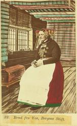 22. Brud fra Voss. (Bergens Stift).