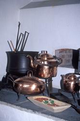 Kjøkkenet i Chrystiegården, bygning nr.227, Gamlebyen, Norsk