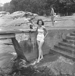 Solveig Borstad, Miss Norway 1955. Fotografert 22. juni 1955