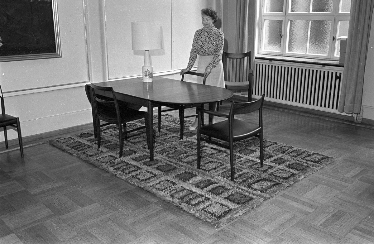 Serie. Danske spisestuemøbler. Fotografert 1965.