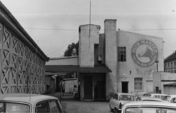 Tiedemanns eskefabrikk på Bergensgate i Oslo 1968.