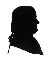 Avfotografering. Silhuett.