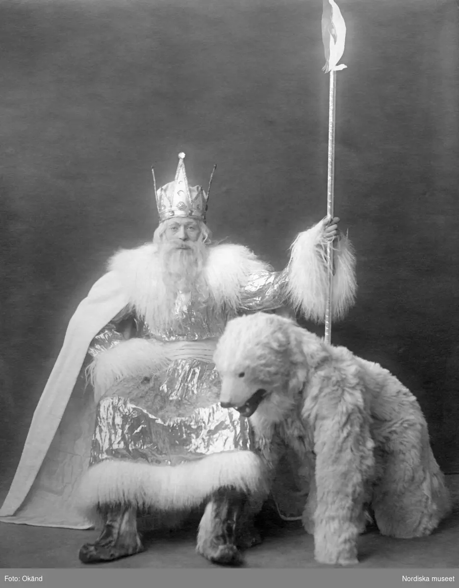 "Kung Bore" under barnveckan, julen 1926,  Nordiska Kompaniet. 