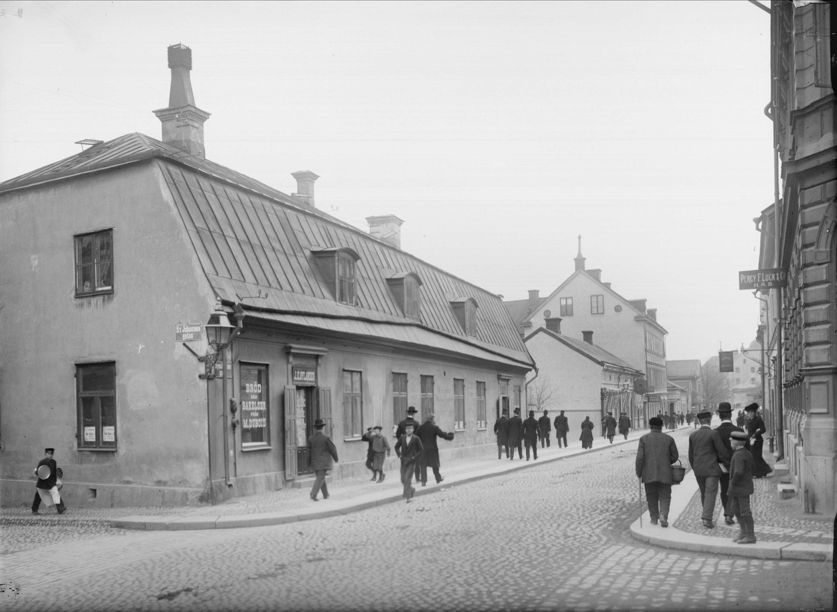 Sysslomansgatan - S:t Johannesgatan, Fjärdingen, Uppsala 1901-1902