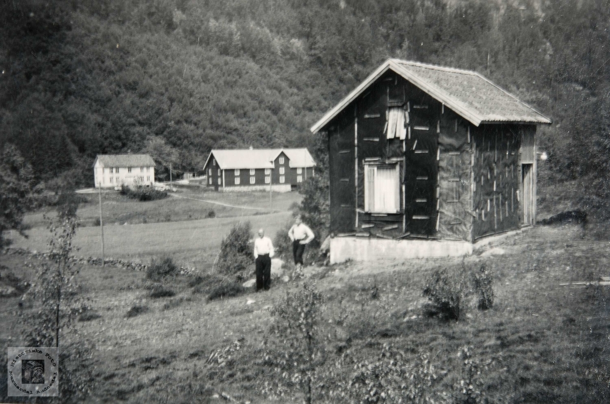 Kommunal bolig under oppføring på Ågedal i Bjelland, nå Audnedal.