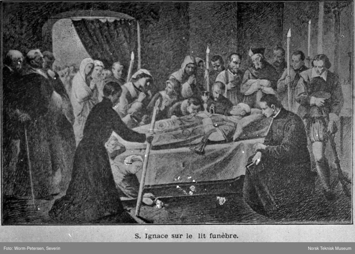 St. Igantius' begravelse