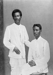 Kristne Santaler: Dorkanto og Sitaram. Santalistan, India.