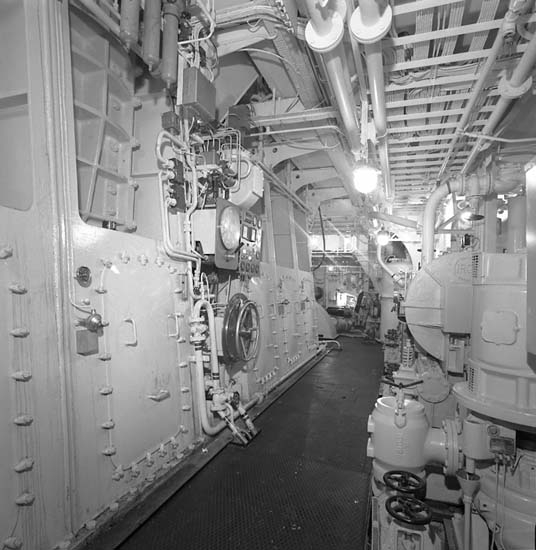 Bilder från maskinutrymmen på fartyg 116-119, troligen från 116 S/S Vorkuta PT 57.
