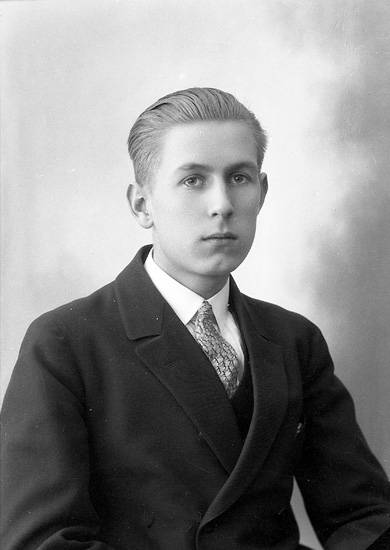 Enligt fotografens journal nr 5 1923-1929: "Josefsson-Willsjö, Herr Arne Björkliden Här".