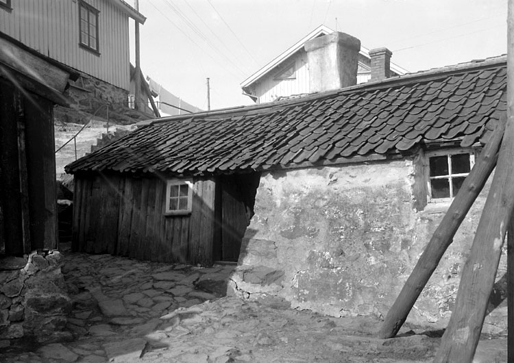 Maj 1924. "Stenstuga" - gammalt bostadshus, delvis uppfört i sten.