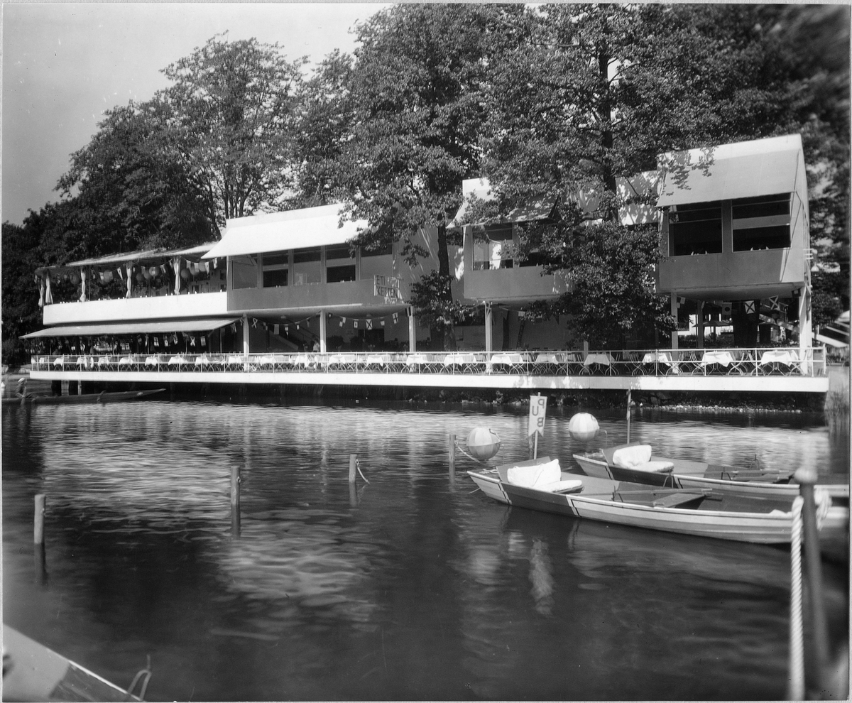 Stockholmsutställningen 1930
Exteriör. Böljeblick, parkrestaurang.